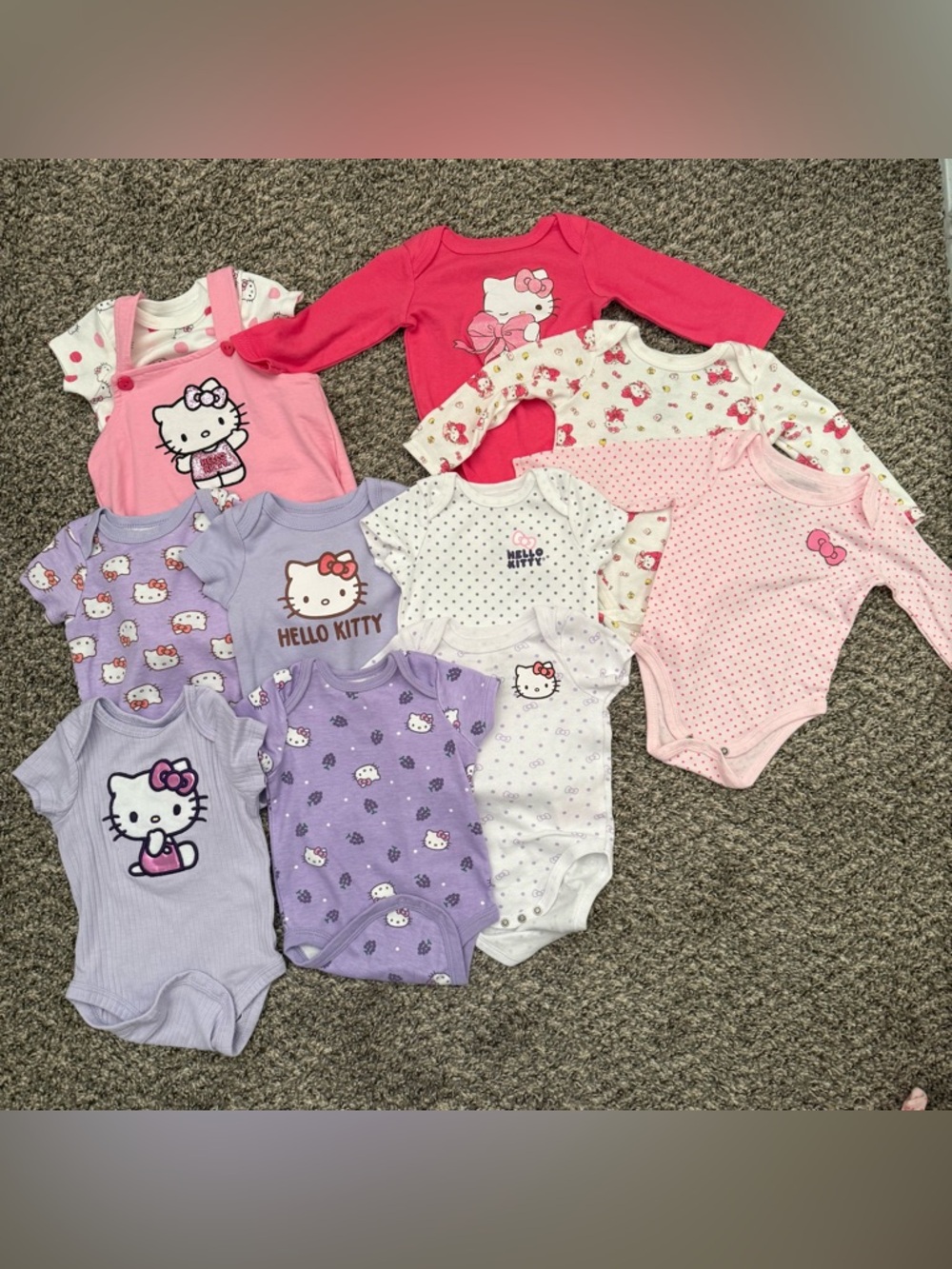 Hello Kitty Baby Clothing Bundle - NB to 9 months - 40 pcs - Picture 3 of 6